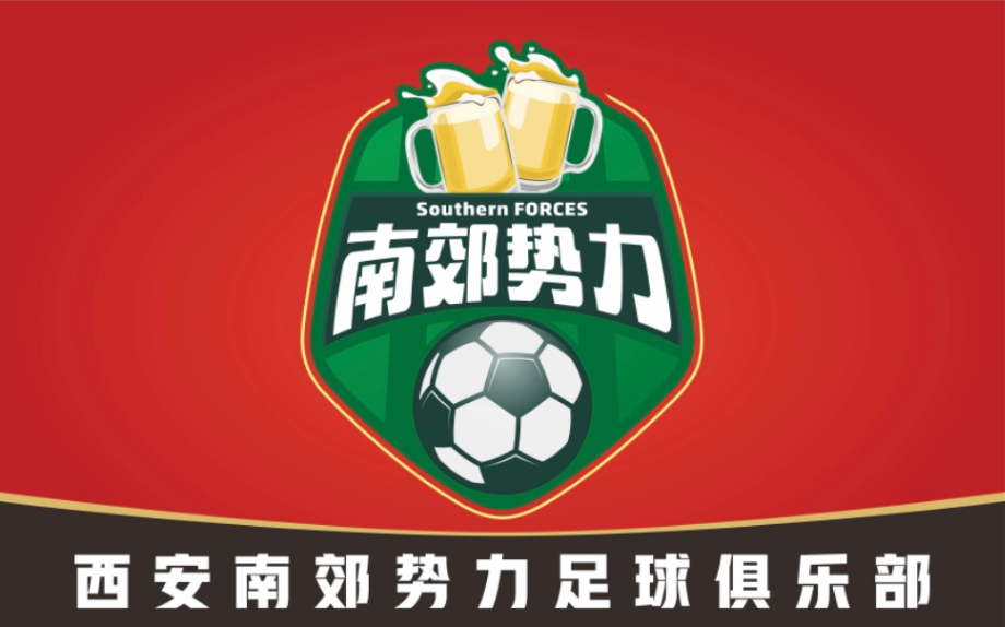 西安南郊势力足球俱乐部队旗